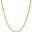 Gargantilha Snake 4 mm Banhado a Ouro 18K