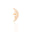 Piercing Filetes Cravejados Cristal Banhado a Ouro 18K