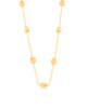 Choker Elos Ovais Lisos Banhado a Ouro 18K