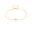 Pulseira Veneziana Pérola 6 mm Banhado a Ouro 18K
