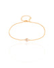 Pulseira Veneziana Pérola 6 mm Banhado a Ouro 18K