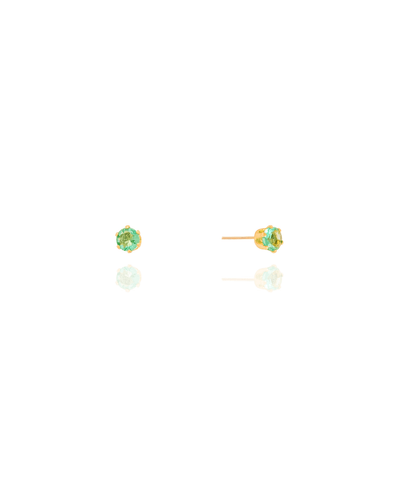 Brinco Ponto de Luz Turmalina 4 mm