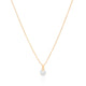 Gargantilha Veneziana Gota Cristal Banhado a Ouro 18K