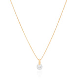 Gargantilha Veneziana Gota Cristal Banhado a Ouro 18K