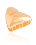 Presilha Coração Liso Banho Dourado