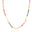Choker Cristais Coloridos 4 mm Banhado a Ouro 18K