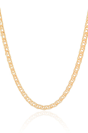 Choker Grumet 4 mm Banhado a Ouro 18K