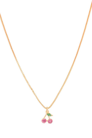 Choker Veneziana com Pingente Cereja