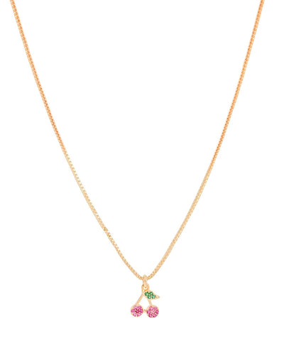 Choker Veneziana com Pingente Cereja - 33 cm