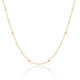 Choker Plaquinhas Corações Flat Banhado a Ouro 18K