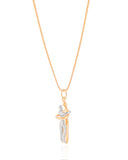 Gargantilha Veneziana Abraço Mix de Banhos Banhado a Ouro 18K - 45 cm