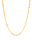 Gargantilha Elos Quadrados 4 mm Banhado a Ouro 18K - 45 cm