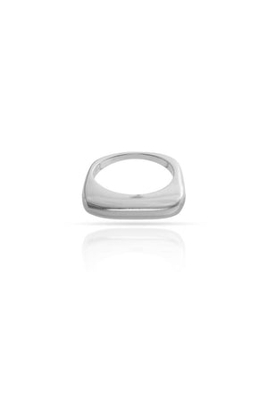 Anel Bold Quadrado Liso