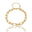 Pulseira Elos Lisos 6mm Banhado a Ouro 18K