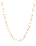 Gargantilhas Elos Trabalhados Banhado a Ouro 18K