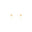 Brinco Redondo Cravejado Cristal 5 mm Banhado a Ouro 18K