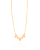 Choker Elos Corações Lisos Banhado a Ouro 18K