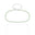 Pulseira Riviera Turmalina 2 mm Ródio Branco