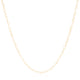Gargantilha Corações Vazados 3 mm Banhado a Ouro 18K