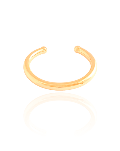 Bracelete Tubo com Bolinhas Liso 7 mm