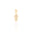 Pingente Filha Menina Cravejada Cristal 1.5 cm Banhado a Ouro 18K
