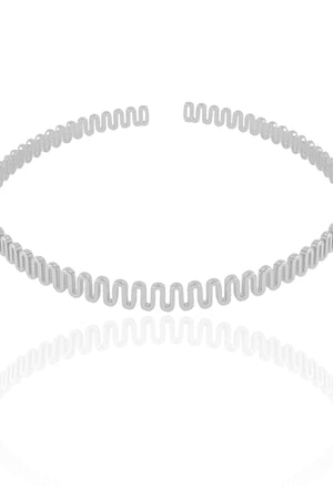 Aro Flexível Mola Ródio Branco