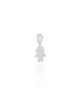 Pingente Filho Menino Cravejado Cristal 1.5 cm Ródio Branco