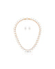 Conjunto Gargantilha Riviera Gota Cristal com Fecho Gaveta Click e Brinco