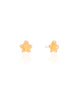 Brinco Flor 1.2 cm Banhado a Ouro 18K