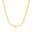 Choker Bolinhas Coração Liso Banhado a Ouro 18K