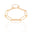 Pulseira Elos Ovais Banhado a Ouro 18K
