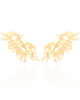 Brinco Ear Cuff Asa Lisa 6.5 cm Banhado a Ouro 18K