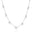 Choker Elos Plaquinhas Lisas 3 mm Ródio Branco