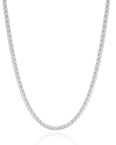 Colar Masculino Trama Italiana 3 mm Fecho Gaveta - 60 cm