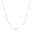 Choker Grumet Plaquinhas Achatadas 2 mm Ródio Branco