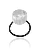Pony Cuff Frisado Banho Branco