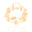 Pulseira Fios Triplos Redondos Banhado a Ouro 18K