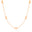 Elos Gomos Lisos 4 mm Banhado a Ouro 18K 40 cm