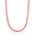 Choker Riviera Fuchsia 3 mm Ródio Branco
