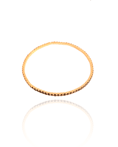 Pulseira Rivieira Preta 2 mm Ajustável