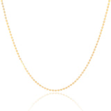 Choker Bolinhas Achatadas Banhado a Ouro 18K