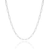 Choker Elos Ródio Branco
