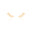 Ear Cuff Gotas Cravejadas Cristal Banhado a Ouro 18K