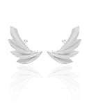 Ear Cuff Asa Lisa 4.5 cm Ródio Branco