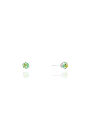 Brinco Ponto de Luz Turmalina 4 mm