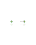 Brinco Ponto de Luz Turmalina 4 mm