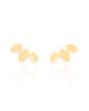 Ear Cuff Trio Oval Liso Banhado a Ouro 18K