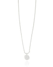 Veneziana Pingente Redondo Cravejado Cristal - 45 cm