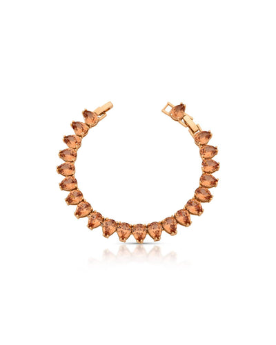 Pulseira Riviera Gota Champagne com Fecho Gaveta Click