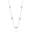 Choker Elos Ovais Lisos Ródio Branco